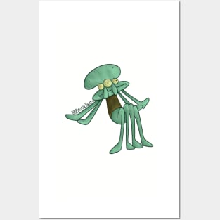 That strange squid Posters and Art